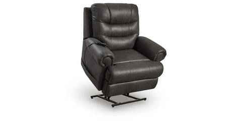 Revived and Restored Granite Power Lift Recliner from Ashley - Luna Furniture