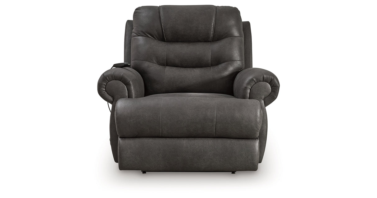 Revived and Restored Granite Power Lift Recliner from Ashley - Luna Furniture