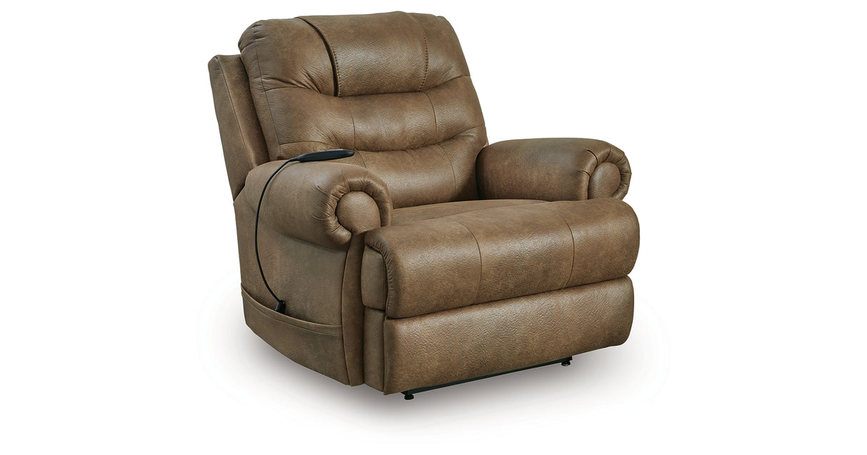 Revived and Restored Earth Power Lift Recliner from Ashley - Luna Furniture