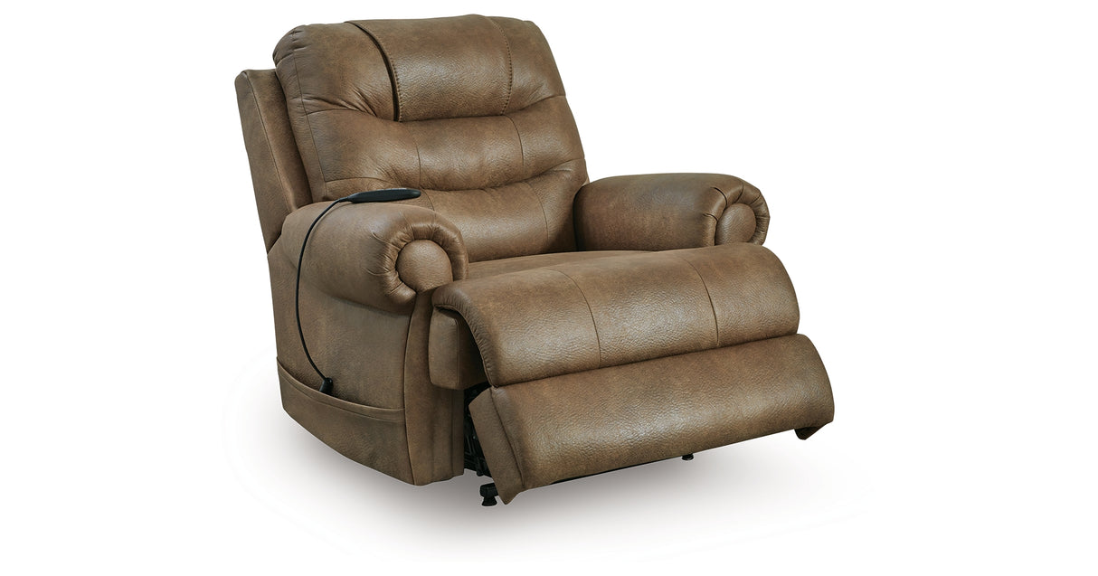 Revived and Restored Earth Power Lift Recliner from Ashley - Luna Furniture
