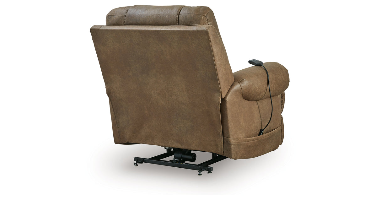 Revived and Restored Earth Power Lift Recliner from Ashley - Luna Furniture