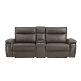 Maroni Dark Brown Leather Power Reclining Chair