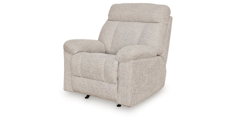 Hoyne Park Cobble Stone Recliner from Ashley - Luna Furniture