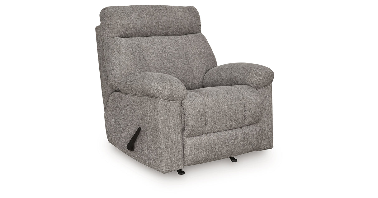 Hoyne Park Smoke Recliner from Ashley Furniture - Luna Furniture