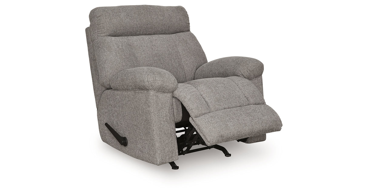 Hoyne Park Smoke Recliner from Ashley Furniture - Luna Furniture