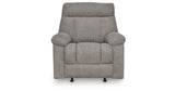 Hoyne Park Smoke Recliner from Ashley Furniture - Luna Furniture