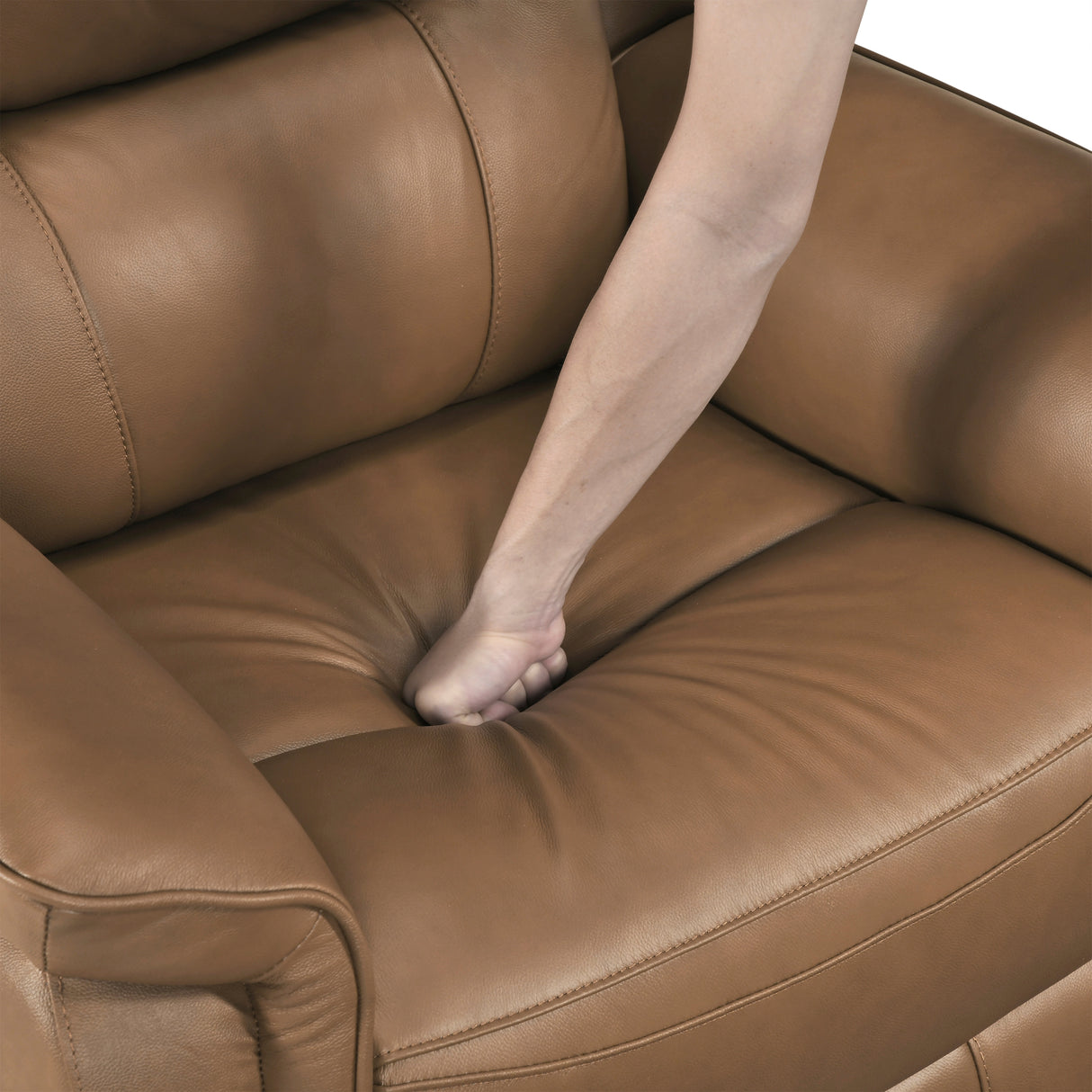 8301BRW-2PW Power Double Reclining Love Seat with Center Console, Hidden Arms Cup Holders, Charging Ports and Wireless Charger from Homelegance - Luna Furniture