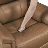 Haven Brown Power Double Reclining Set (Sofa & Loveseat)