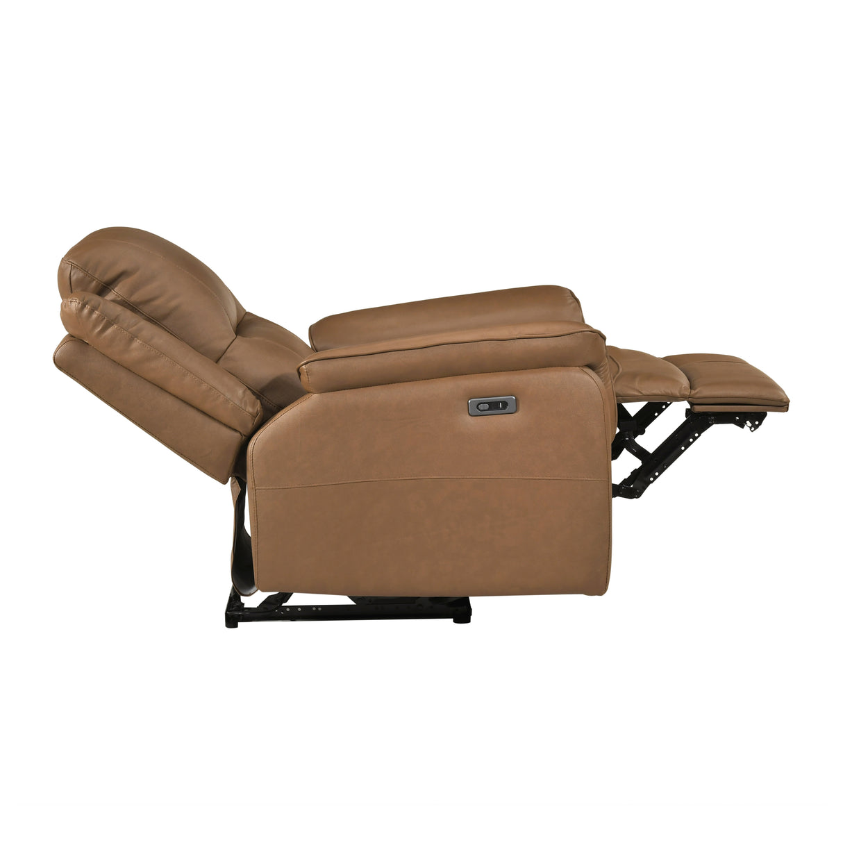 Haven Brown 3-Piece Power Reclining Set (Sofa & Loveseat & Chair) from Homelegance - Luna Furniture