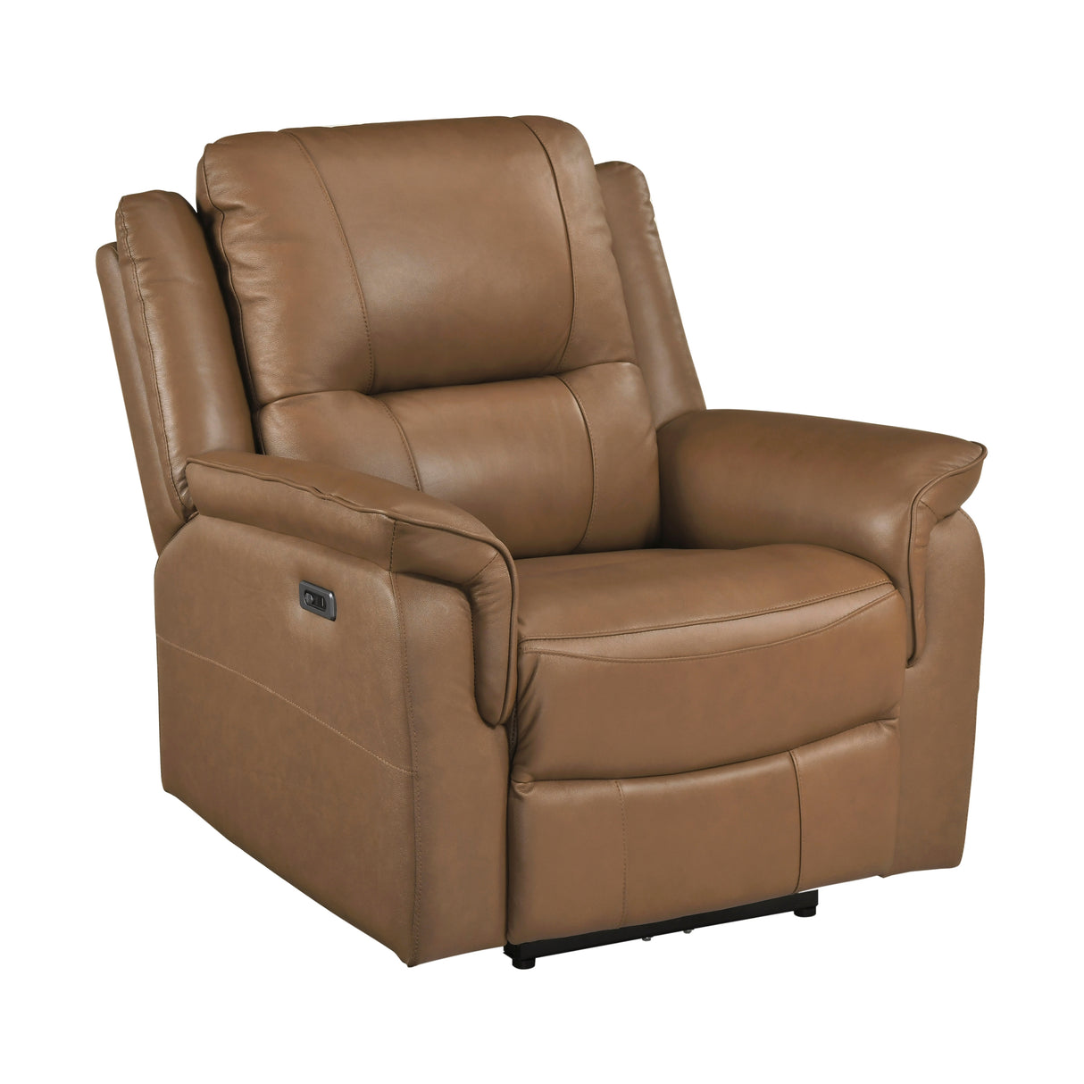 Haven Brown 3-Piece Power Reclining Set (Sofa & Loveseat & Chair) from Homelegance - Luna Furniture