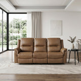 Haven Brown 3-Piece Power Reclining Set (Sofa & Loveseat & Chair) from Homelegance - Luna Furniture