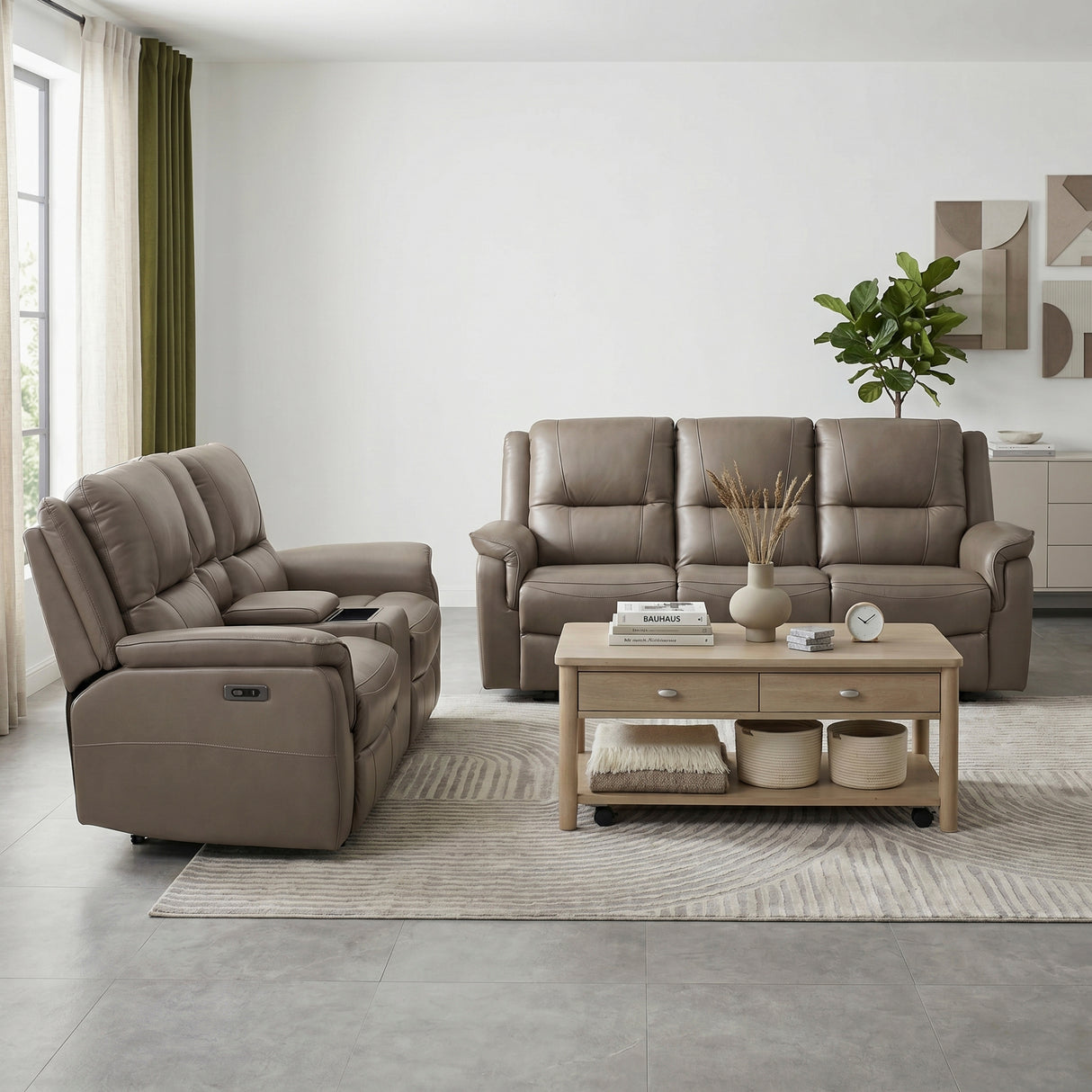 8301DTP-3PW Power Double Reclining Sofa from Homelegance - Luna Furniture