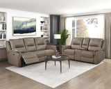 8301DTP-3PW Power Double Reclining Sofa from Homelegance - Luna Furniture