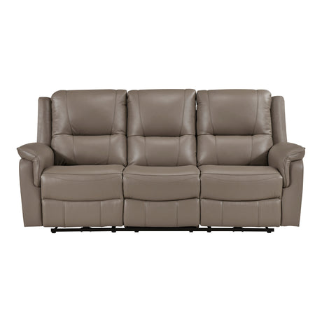 Haven Russet Power Double Reclining Sofa from Homelegance - Luna Furniture
