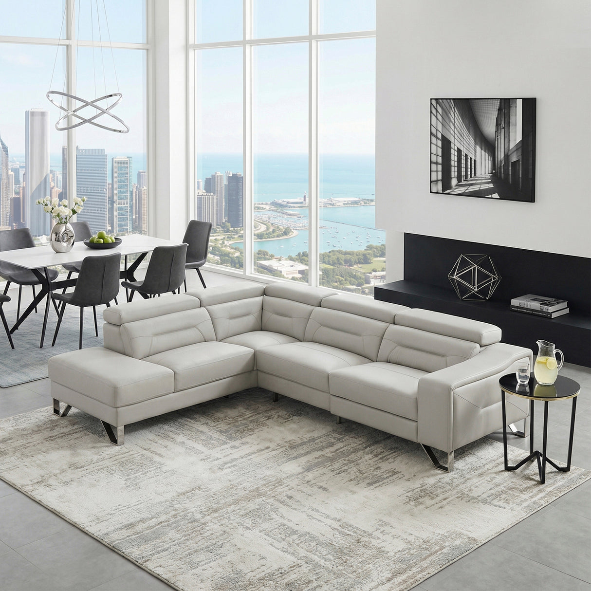Haven Russet Power Double Reclining Loveseat with Center Console, Hidden Arms Cup Holders, Charging Ports and Wireless Charger from Homelegance - Luna Furniture