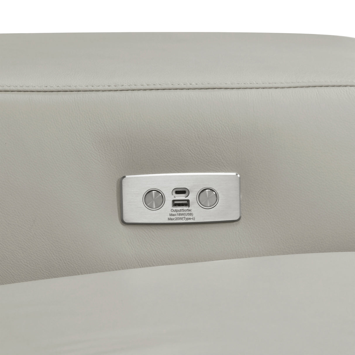 Haven Russet Power Double Reclining Loveseat with Center Console, Hidden Arms Cup Holders, Charging Ports and Wireless Charger from Homelegance - Luna Furniture
