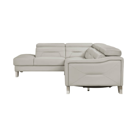 Haven Russet Power Double Reclining Loveseat with Center Console, Hidden Arms Cup Holders, Charging Ports and Wireless Charger from Homelegance - Luna Furniture