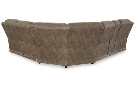 Ravenel Fossil 3-Piece Power Reclining Sectional from Ashley - Luna Furniture