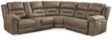 Ravenel Fossil 3-Piece Power Reclining Sectional from Ashley - Luna Furniture