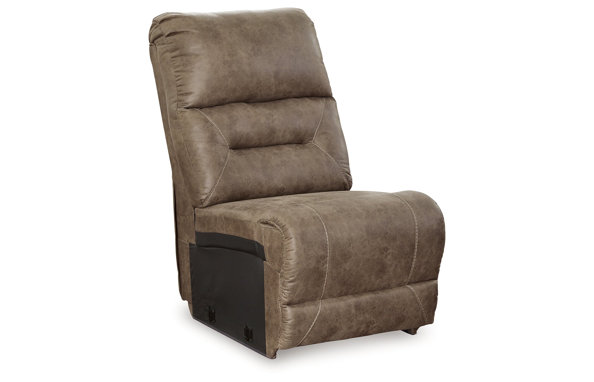 Ashley Ravenel Fossil Armless Chair - Luna Furniture