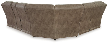 Ravenel Fossil 3-Piece Power Reclining Sectional from Ashley - Luna Furniture