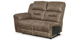 Ravenel Fossil Left-Arm Facing Power Reclining Loveseat from Ashley Furniture - Luna Furniture