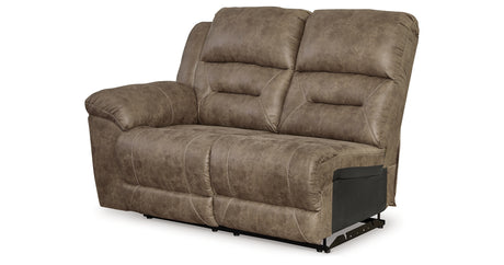 Ravenel Fossil Left-Arm Facing Power Reclining Loveseat from Ashley - Luna Furniture
