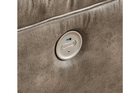 Ravenel Fossil 3-Piece Power Reclining Sectional from Ashley - Luna Furniture