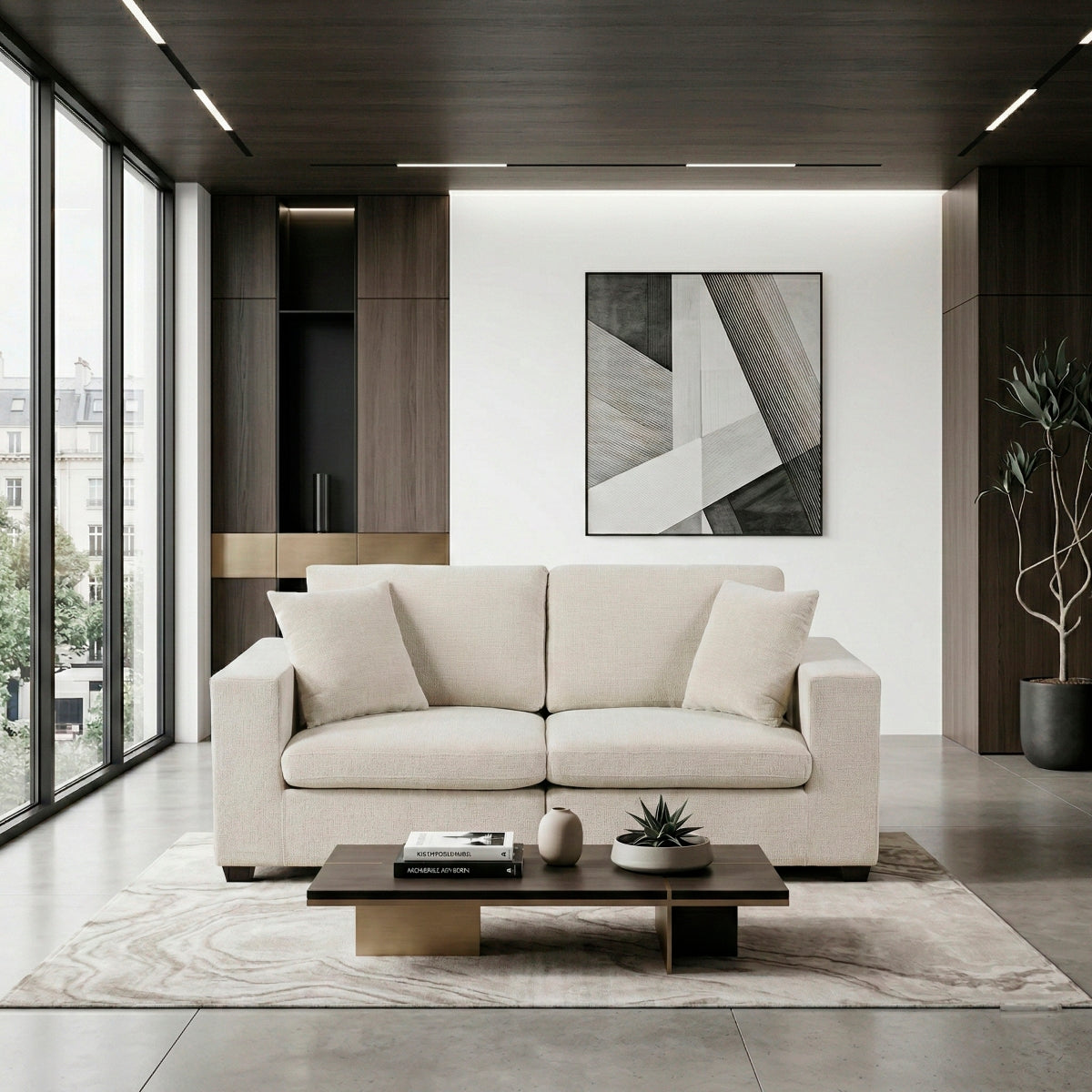 Serenity Beige Loveseat