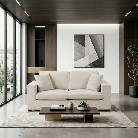 Serenity Beige Loveseat from Homelegance - Luna Furniture