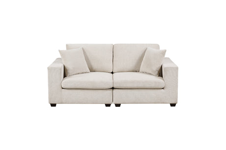Serenity Beige Loveseat from Homelegance - Luna Furniture