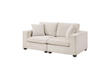 Serenity Beige Loveseat from Homelegance - Luna Furniture