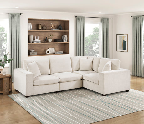 Serenity Beige 5-Piece Modular Sectional from Homelegance - Luna Furniture