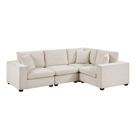 Serenity Beige 4-Piece Modular Sectional from Homelegance - Luna Furniture