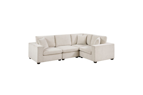Serenity Beige 4-Piece Modular Sectional from Homelegance - Luna Furniture