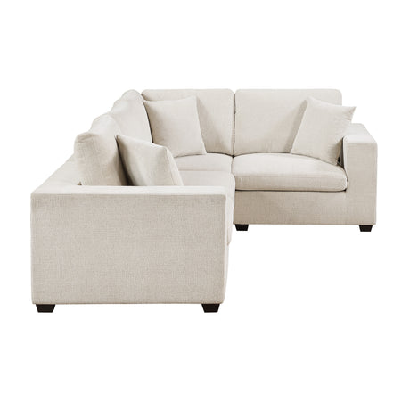 Serenity Beige 5-Piece Modular Sectional from Homelegance - Luna Furniture