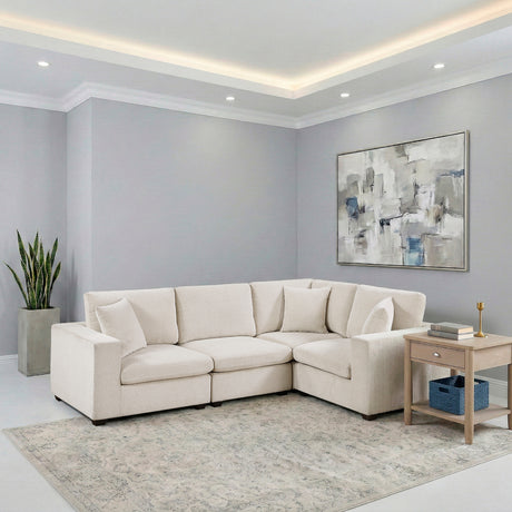 Serenity Beige 5-Piece Modular Sectional from Homelegance - Luna Furniture