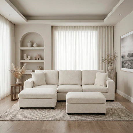 Serenity Beige 5-Piece Modular Sectional from Homelegance - Luna Furniture