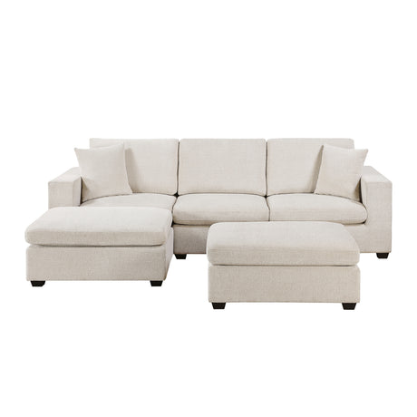 Serenity Beige 5-Piece Modular Sectional from Homelegance - Luna Furniture