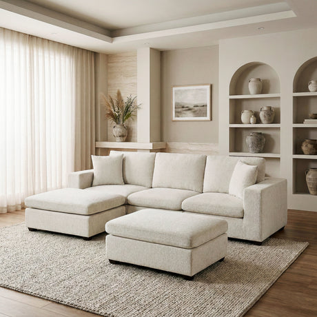 Serenity Beige 5-Piece Modular Sectional from Homelegance - Luna Furniture