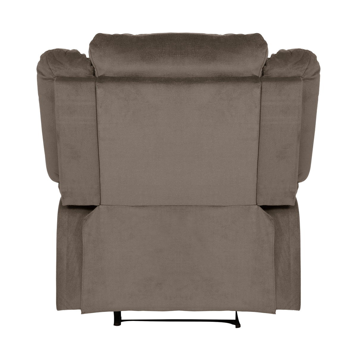 Jarita Chocolate Double Reclining Loveseat from Homelegance - Luna Furniture