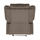 Jarita Chocolate Double Reclining Loveseat from Homelegance - Luna Furniture