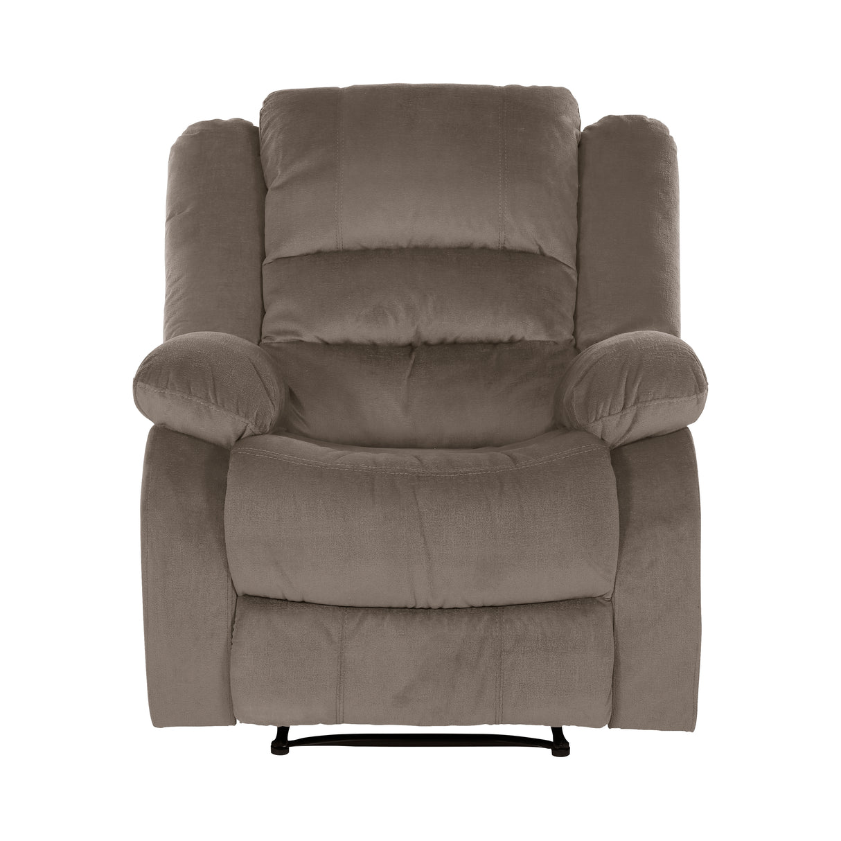 Jarita Chocolate Double Reclining Loveseat from Homelegance - Luna Furniture