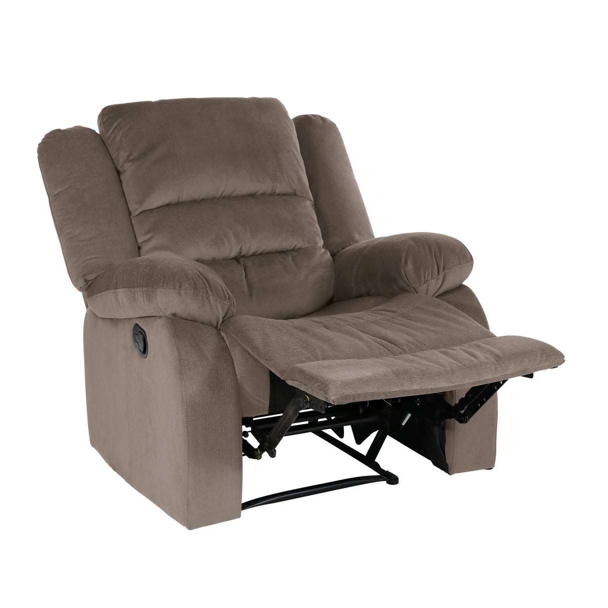 Jarita Chocolate Double Reclining Loveseat from Homelegance - Luna Furniture