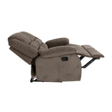 Jarita Chocolate Double Reclining Sofa from Homelegance - Luna Furniture