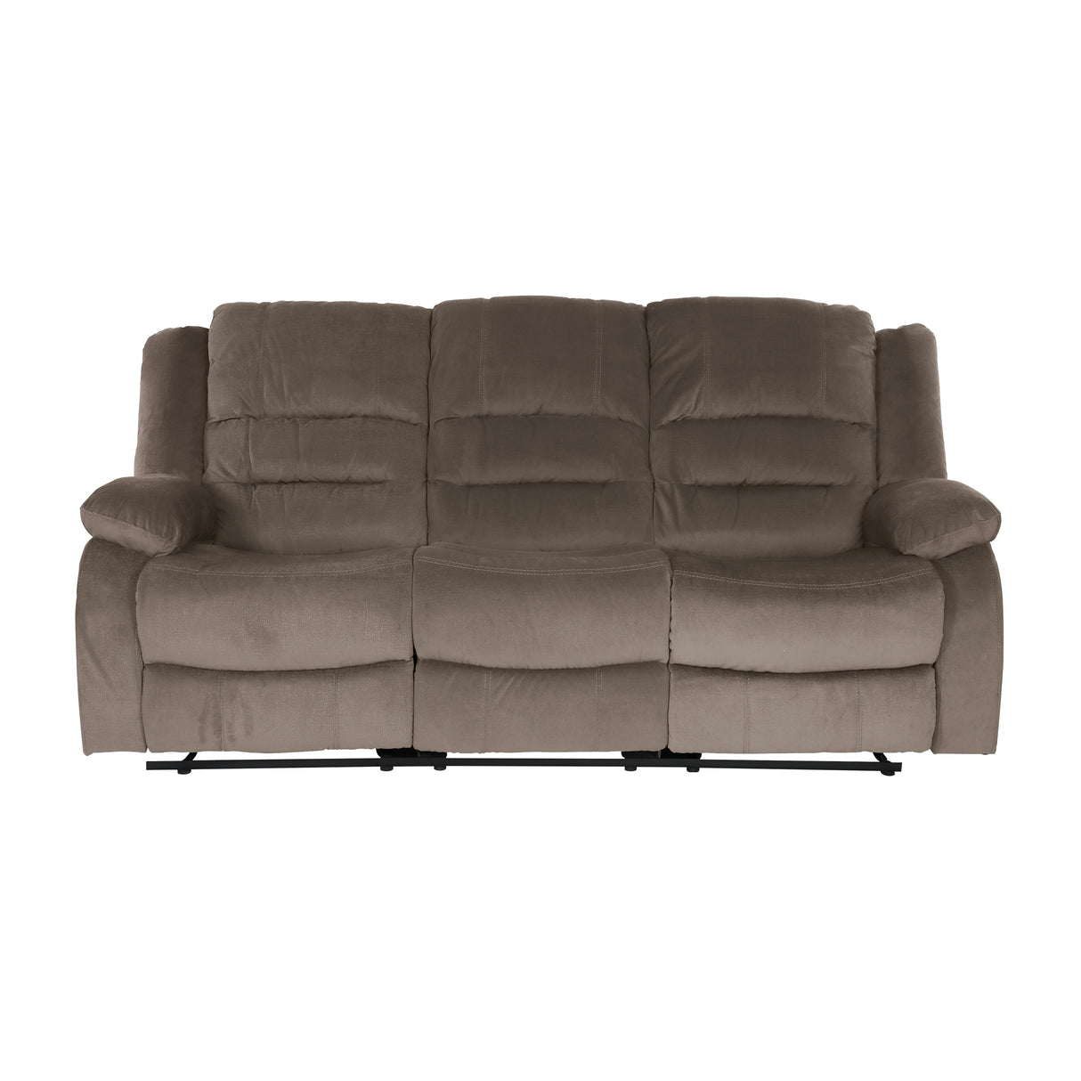 Jarita Chocolate Double Reclining Sofa from Homelegance - Luna Furniture