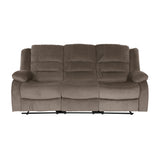 Jarita Chocolate Reclining Chair from Homelegance - Luna Furniture
