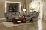 Jarita Chocolate Double Reclining Sofa from Homelegance - Luna Furniture
