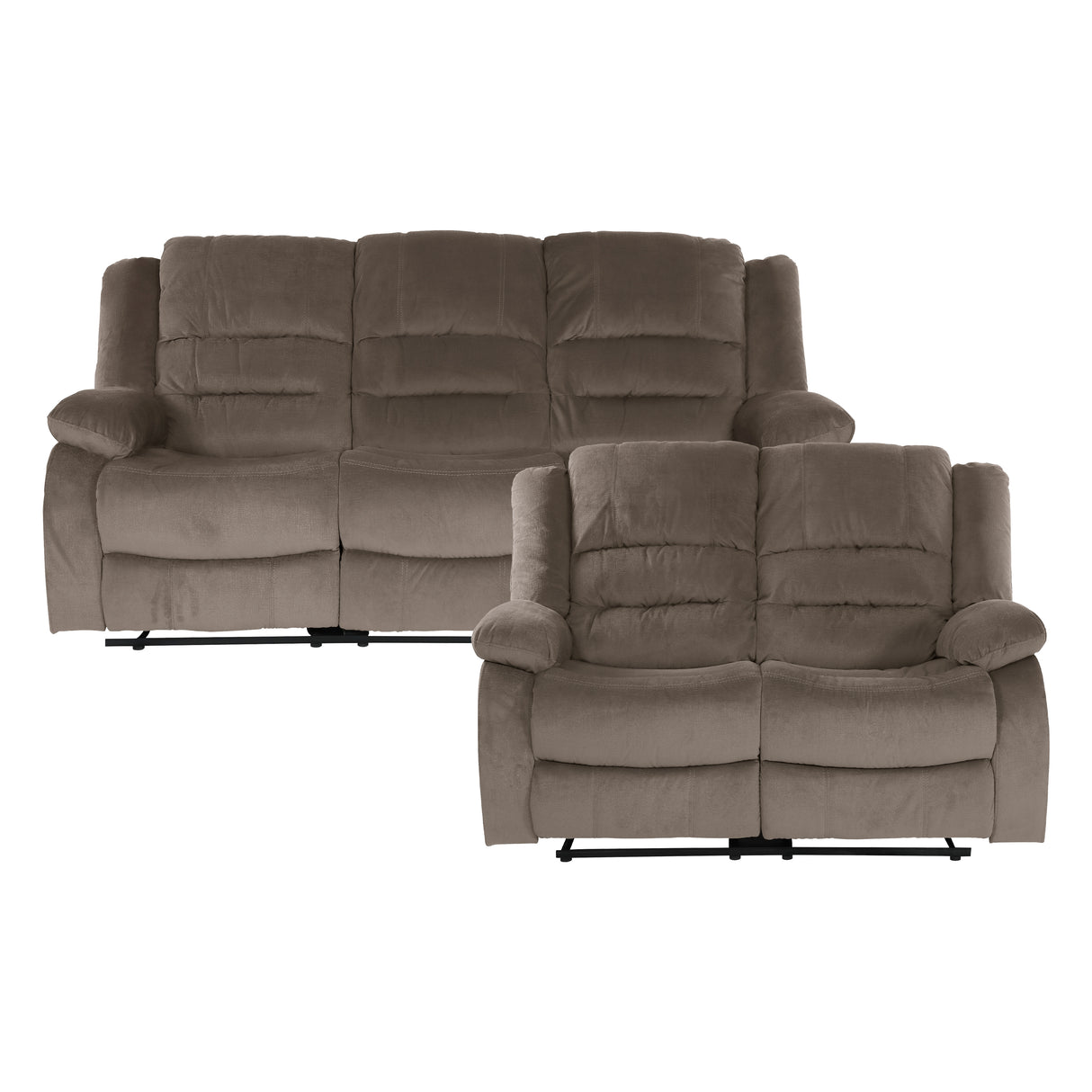 Jarita Chocolate Reclining Chair from Homelegance - Luna Furniture