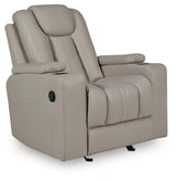 Elevate Edges Coin Glider Recliner from Ashley - Luna Furniture